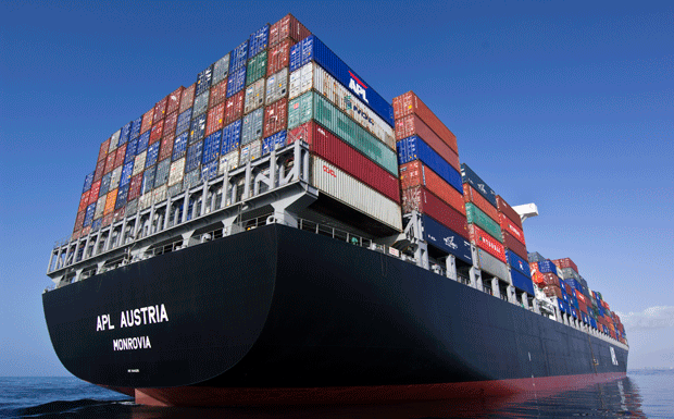 APL Containerschiff