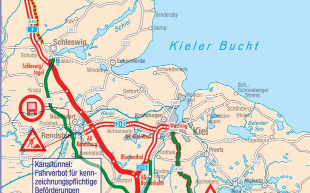 BGL Ausweichstreckenkarten