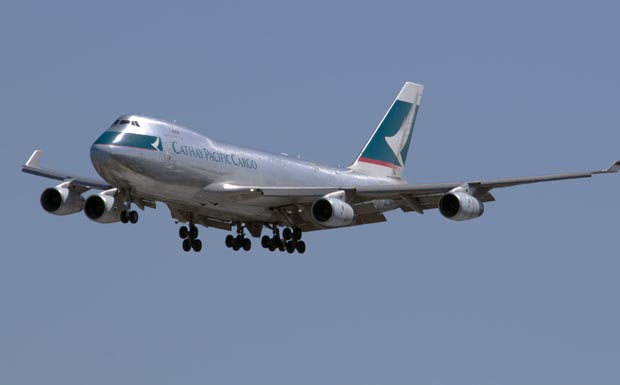 Cathay Pacific Frachtflugzeug