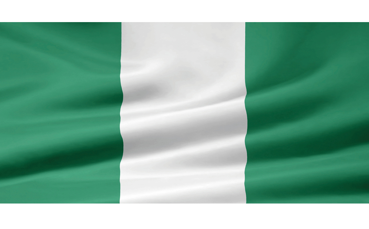 Flagge Nigeria 1200