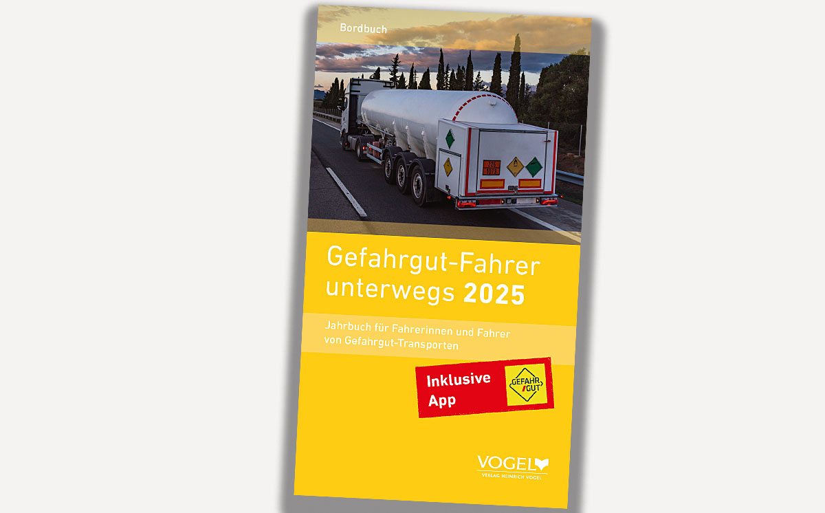 Cover Gefahrgut-Fahrer unterwegs 2025