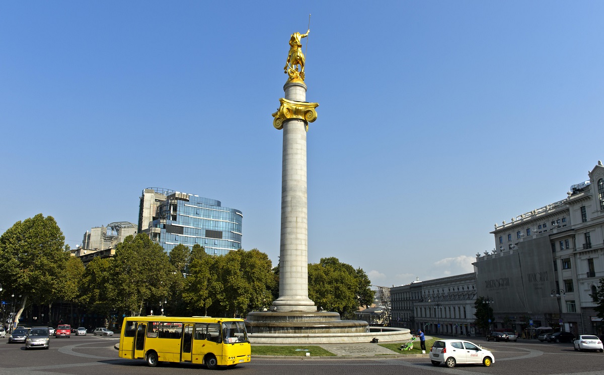 Georgien Tbilisi Tiflis Freiheitsplatz 1200