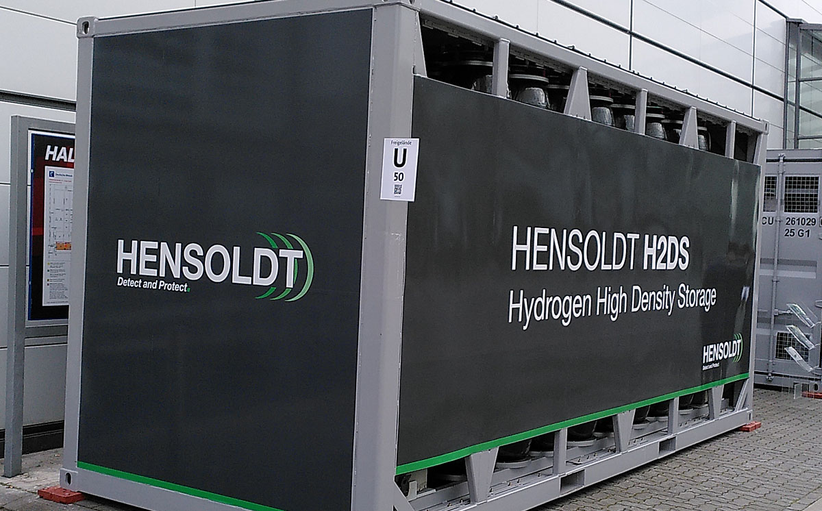 Wasserstoffcontainer Hensoldt