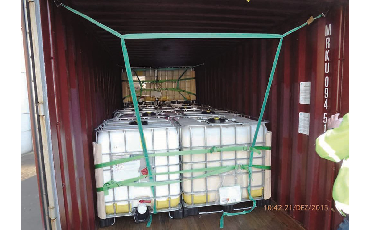 IBC Container Ladungssicherung 1200