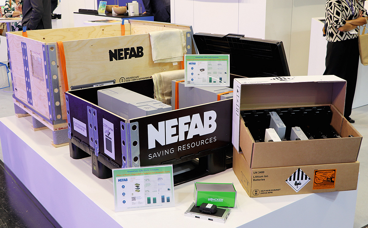 Nefab Batterieverpackungen Fachpack 2024