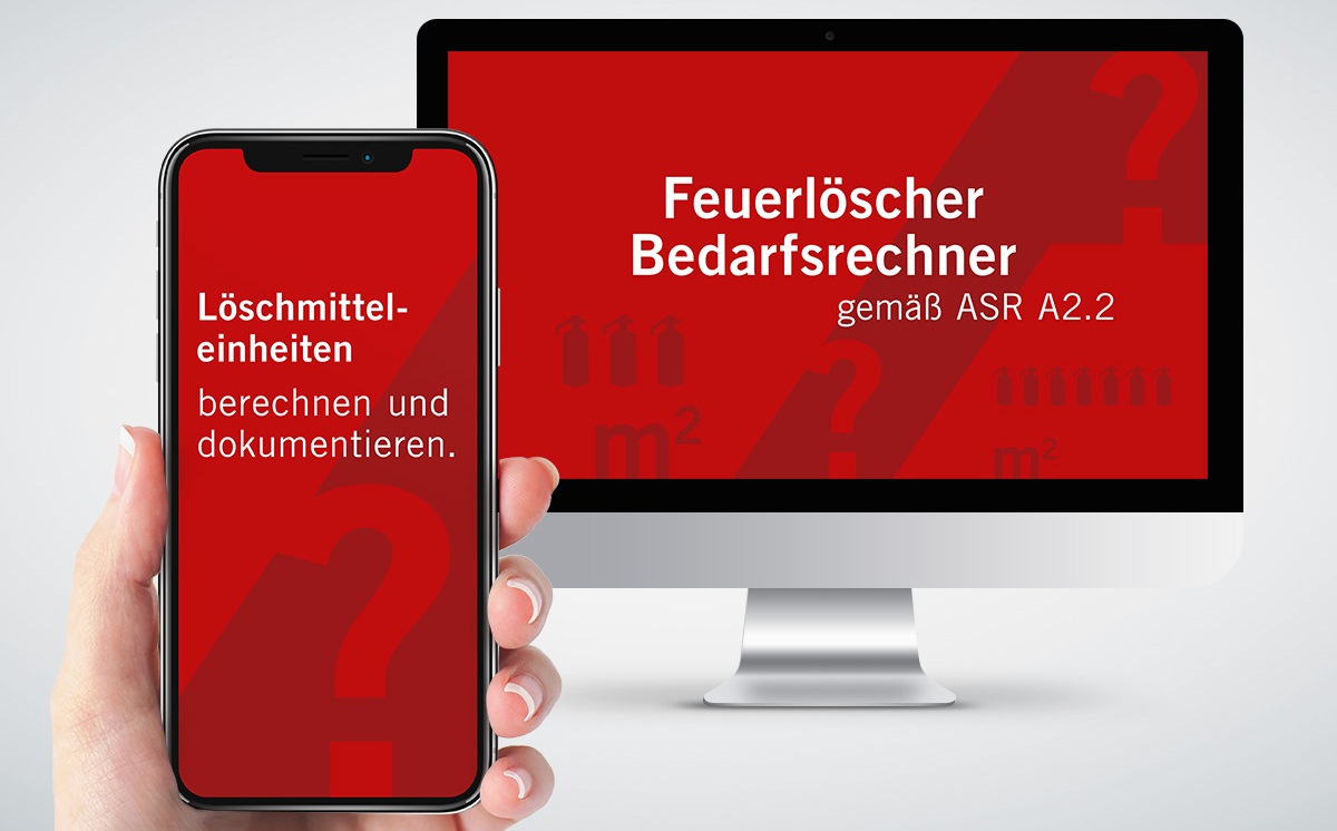 Feuerlöscher-Rechner App 1200